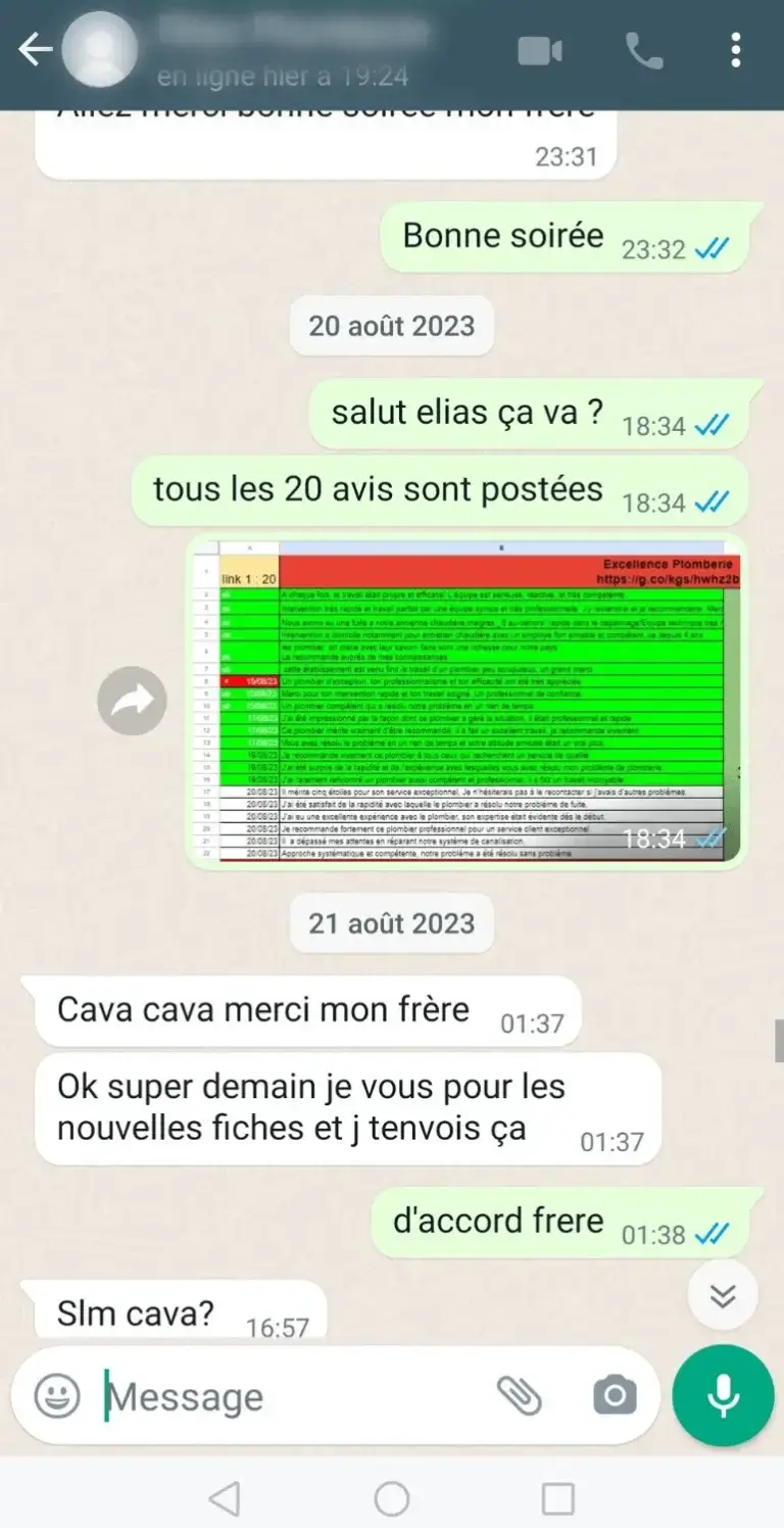 Google Haritalar yorum siparişi sonrası müşteri sonucu